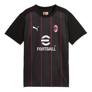 Puma Childrens/Kids Prematch AC Milan Short-Sleeved Football Jersey / Black